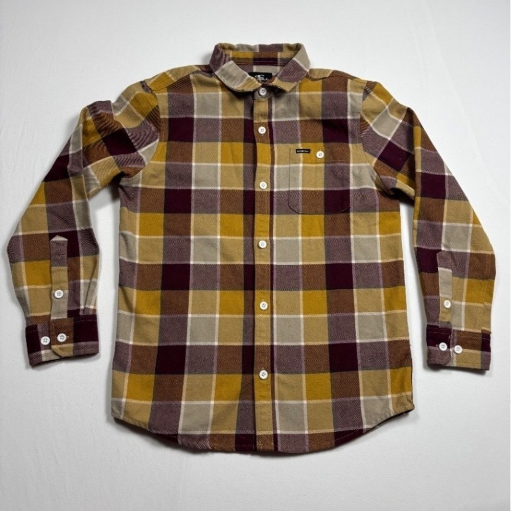 O'Neill Winslow Plaid Flannel Shirt Men's Large Long Sleeve Button Up